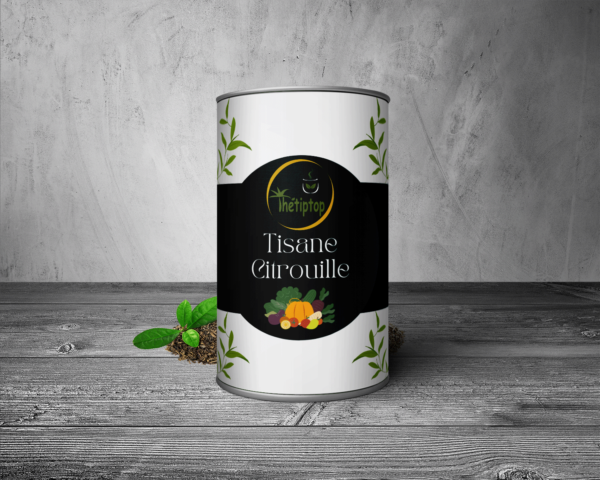 Infusion tisane à la citrouille.